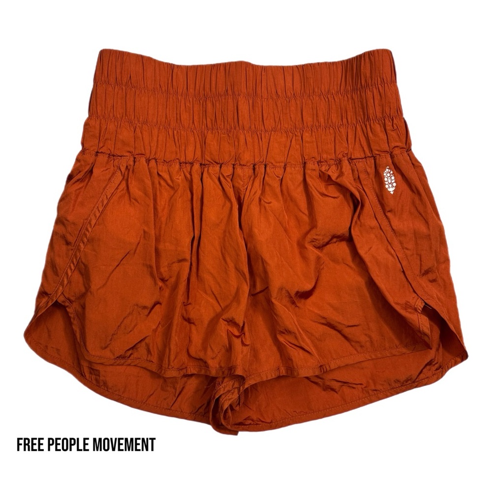 Free People Rust Athletic Shorts